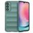 Mobigear Bumpy Samsung Galaxy A24 Hülle Flexibles TPU Backcover - Grün