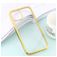 Mobigear Royal iPhone 12 Pro Max Hülle Flexibles TPU Backcover - Transparent / Gold