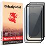 GrizzlyCoat AlignPro AntiSpy Samsung Galaxy S25 Edge Panzerglas Gehärtetes Glas Displayschutz Privacy - Hüllenfreundlich + Applikator - Schwarz