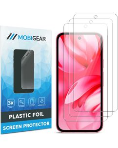 Mobigear Google Pixel 9a Displayschutz Schutzfolie - Hüllenfreundlich (3er Pack)