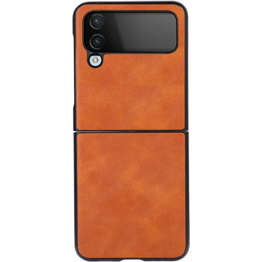 Mobigear Excellent Samsung Galaxy Z Flip 4 Hülle Hardcase Backcover - Cognac