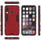 Mobigear Armor Stand Huawei P30 Lite Hülle Hardcase Backcover Stoßfest mit Ständer - Rot