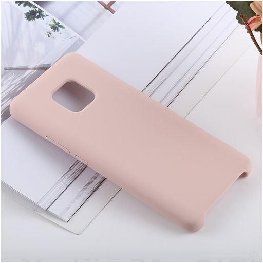 Mobigear Rubber Touch Huawei Mate 20 Pro Silikon Hülle Backcover - Pink