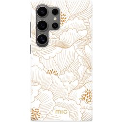 MIO Samsung Galaxy S24 Ultra MagSafe Hülle Hardcase Backcover - White Roses