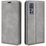 Mobigear Retro Slim TCL 30 Hülle Klapphülle Geldbörse - Grau