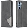Mobigear Rhombus Slim Samsung Galaxy A54 Hülle Klapphülle - Schwarz
