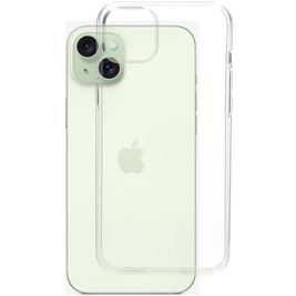 Mobiparts Classic Durchsichtig iPhone 15 Plus Hülle Flexibles TPU Backcover - Transparent