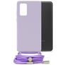 Mobilize Lanyard Gelly Samsung Galaxy A13 4G Flexibles TPU Handykette - Pastel Purple