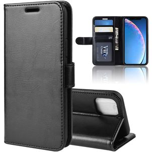 Mobigear Wallet iPhone 11 Hülle Klapphülle Geldbörse - Schwarz