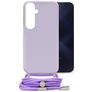 Mobilize Lanyard Gelly Samsung Galaxy A15 Flexibles TPU Handykette - Pastel Purple