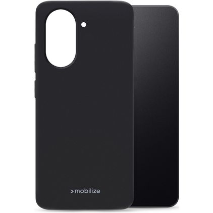 Mobilize Rubber Gelly Xiaomi Redmi A7 Pro Hülle Flexibles TPU Backcover - Schwarz