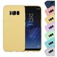 Mobigear Colors Samsung Galaxy S8 Hülle Flexibles TPU Backcover - Gelb