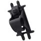 Mobigear Essentials Fahrradhalterung Lenkerhalterung Klemme Universal (max 15 cm x 8 cm) - Schwarz
