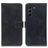 Mobigear Croco Samsung Galaxy S21 FE Klapphülle Portemonnaie - Schwarz