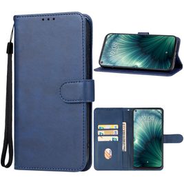 Mobigear Wallet HTC U23 Pro Hülle Klapphülle Geldbörse - Blau