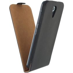 Mobilize Classic Flip HTC Desire 620 Hülle Flipcase - Schwarz