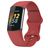 Mobigear Sport Dual Silikon Fitbit Charge 5 Armband Drückerschließe - Rot