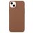 Mobigear Colors iPhone 14 Plus Hülle Flexibles TPU Backcover - Braun