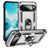 Mobigear Armor Ring Google Pixel 10 Pro XL Hülle Hardcase Backcover Stoßfest mit Ringhalter - Silber