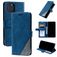 Mobigear Rhombus iPhone 12 Pro Klapphülle Portemonnaie - Blau