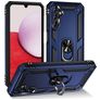 Mobigear Armor Ring Samsung Galaxy A14 Hardcase Backcover Shockproof mit Ringhalter - Blau