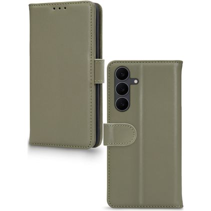 Mobilize Premium Gelly Samsung Galaxy S26 FE Hülle Klapphülle Geldbörse - Grün