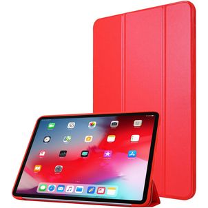 Mobigear Tri-Fold Gel iPad Pro 11 Zoll (2021) Hülle TPU,Kunstleder Klapphülle - Rot