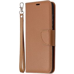Mobigear Excellent Samsung Galaxy S20 FE Hülle Klapphülle Geldbörse - Cognac