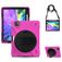 Mobigear SureGrip XGuard iPad Pro 11 Zoll (2022) Hülle Kunststoff,Silikon Backcover + Stifthalter + Schulterträger + Ständer - Pink