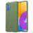 Mobigear Rugged Shield Samsung Galaxy M52 Hülle Flexibles TPU Backcover Stoßfest - Grün