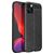 Mobigear Luxury iPhone 12 Hülle Flexibles TPU Backcover - Schwarz