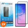 Mobigear Curved Samsung Galaxy S10 Lite Panzerglas Gehärtetes Glas Displayschutz - Hüllenfreundlich - Schwarz (2er Pack)