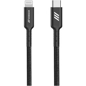 Mobigear Essentials Single USB-C Ladegerät Apple Lightning 1 Meter Power Delivery 20W - Schwarz