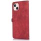 Mobigear Zipper iPhone 14 Hülle Klapphülle Geldbörse - Rot