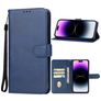 Mobigear Wallet iPhone 15 Pro Hülle Klapphülle Geldbörse - Blau