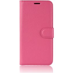 Mobigear Classic Realme C3 Hülle Klapphülle Geldbörse - Magenta