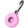 Mobigear Circle Key Apple AirTag Hülle Flexibles TPU Schlüsselanhänger - Pink