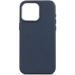 Decoded iPhone 15 Pro MagSafe Hülle Echtes Leder Backcover - Blau