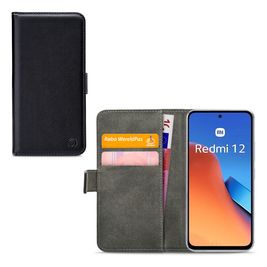 Mobilize Classic Gelly Wallet Xiaomi Redmi 12 Hülle Klapphülle Geldbörse - Schwarz