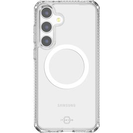 ITSKINS Level 2 HybridMagClear R Durchsichtig Samsung Galaxy S25 MagSafe Hülle Hardcase Backcover Stoßfest - Transparent