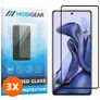 Mobigear Premium Xiaomi 11T Panzerglas Gehärtetes Glas Displayschutz - Hüllenfreundlich - Schwarz (3er Pack)