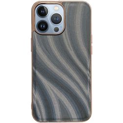 Mobigear Wavy iPhone 14 Pro Hardcase Backcover - Silber