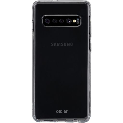 Mobigear Ultra Thin Durchsichtig Samsung Galaxy S10 Hülle Flexibles TPU Extra Dünn Backcover - Transparent
