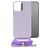 Mobilize Lanyard Gelly iPhone 13 Pro Flexibles TPU Handykette - Pastel Purple