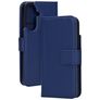 Mobiparts Wallet Samsung Galaxy A37 Hülle Echtes Leder Klapphülle Geldbörse - Blau
