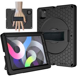 Mobigear Ruggedized iPad Air 4 (2020) Hülle EVA Schaum Backcover + Ständer - Schwarz