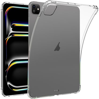 Mobigear Cushion iPad Pro 11 Zoll (2025) Hülle Flexibles TPU Backcover - Transparent
