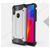 Mobigear Outdoor Motorola One Power Hülle Hardcase Backcover Stoßfest - Silber