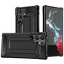 Mobigear Outdoor Samsung Galaxy S24 Ultra Hülle Hardcase Backcover Stoßfest - Schwarz