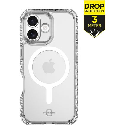 ITSKINS Level 2 HybridMagClear R Durchsichtig iPhone 17 MagSafe Hülle Hardcase Backcover Stoßfest - Transparent